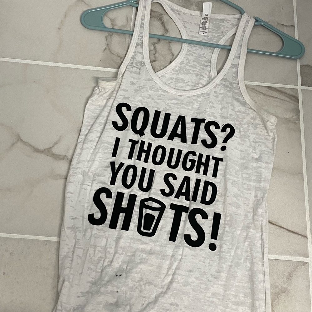 Funny workout tank